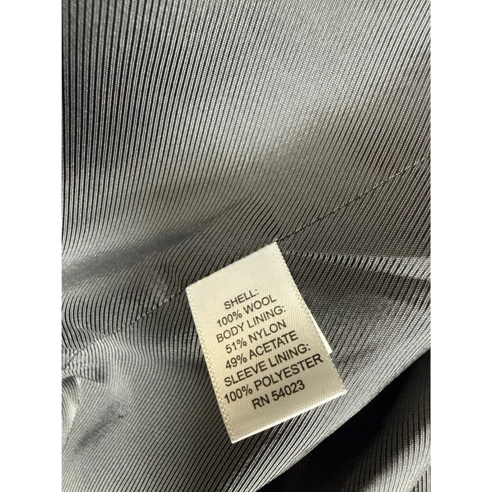 Banana Republic Modern Fit Grey Pinstripe Wool Suit Jacket Blazer Men 44R Career